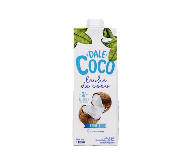 leche de coco 1 litro dale coco