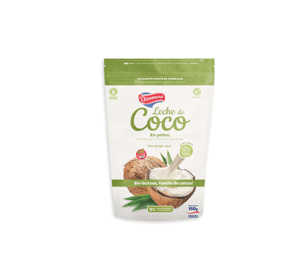Leche de coco en polvo x 150 grs Dicomere - Vive Dietética Rosario