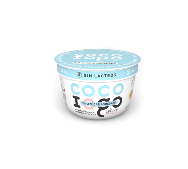 yogur sin azucar durazno coco iogo crudda